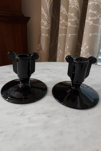 Glass Candlesticks