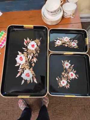 Set of 3 trays